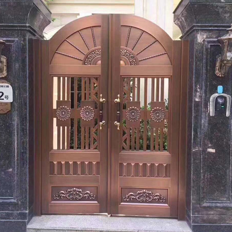北京金铜韵铜门与其它厂家实木门的对比情况